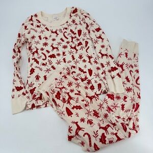 Hanna Andersson Women’s Christmas Holiday Pajamas Medium FLAW